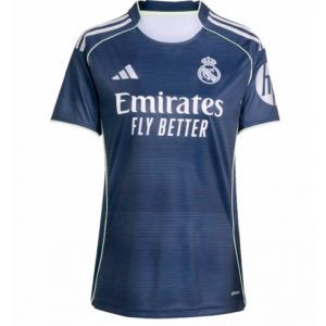 Koszulka piłkarska Real Madrid Koszulka Wyjazdowej damskie 2025-26 Krótki Rękaw