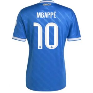 Koszulka piłkarska Real Madrid Kylian Mbappe #10 Koszulka Trzeciej 2025-26 Krótki Rękaw