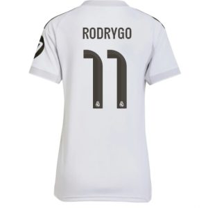 Koszulka piłkarska Real Madrid Rodrygo Goes #11 Koszulka Podstawowej damskie 2025-26 Krótki Rękaw