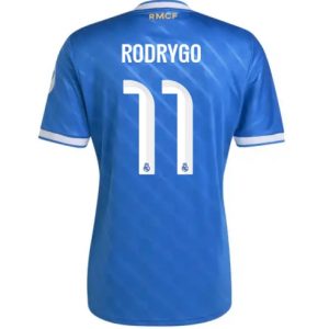 Koszulka piłkarska Real Madrid Rodrygo Goes #11 Koszulka Trzeciej 2025-26 Krótki Rękaw