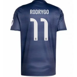 Koszulka piłkarska Real Madrid Rodrygo Goes #11 Koszulka Wyjazdowej 2025-26 Krótki Rękaw