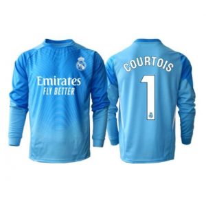 Koszulka piłkarska Real Madrid Thibaut Courtois #1 Bramkarskie Koszulka Podstawowej 2025-26 Długi Rękaw