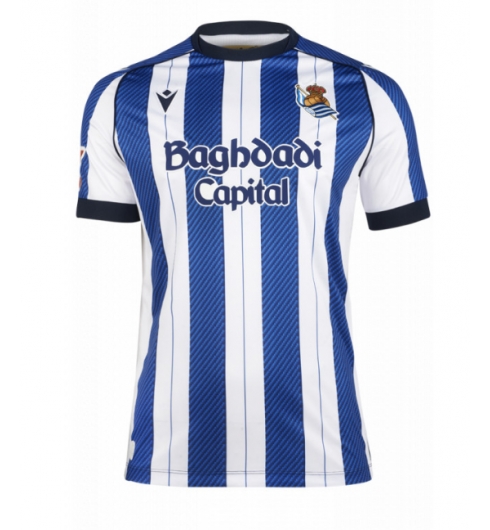 Koszulka piłkarska Real Sociedad Brais Mendez #23 Koszulka Podstawowej 2025-26 Krótki Rękaw 2 Koszulka piłkarska Real Sociedad Brais Mendez #23 Koszulka Podstawowej 2025-26 Krótki Rękaw