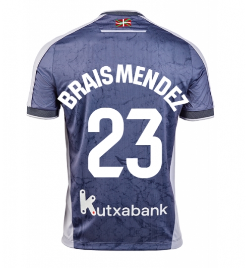 Koszulka piłkarska Real Sociedad Brais Mendez #23 Koszulka Wyjazdowej 2025-26 Krótki Rękaw Koszulka piłkarska Real Sociedad Brais Mendez #23 Koszulka Wyjazdowej 2025-26 Krótki Rękaw