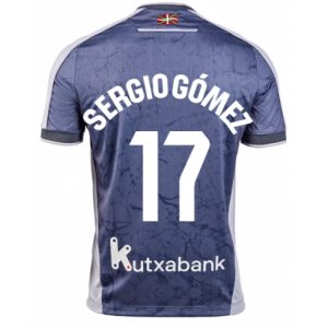 Koszulka piłkarska Real Sociedad Sergio Gomez #17 Koszulka Wyjazdowej 2025-26 Krótki Rękaw