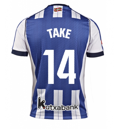 Koszulka piłkarska Real Sociedad Takefusa Kubo #14 Koszulka Podstawowej 2025-26 Krótki Rękaw Koszulka piłkarska Real Sociedad Takefusa Kubo #14 Koszulka Podstawowej 2025-26 Krótki Rękaw