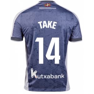 Koszulka piłkarska Real Sociedad Takefusa Kubo #14 Koszulka Wyjazdowej 2025-26 Krótki Rękaw