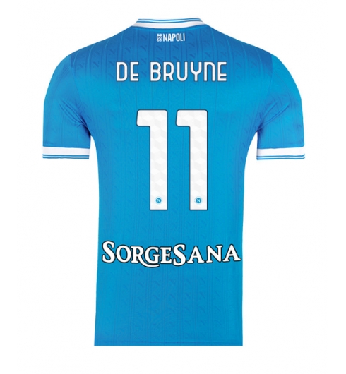 Koszulka piłkarska SSC Napoli Kevin De Bruyne #11 Koszulka Podstawowej 2025-26 Krótki Rękaw Koszulka piłkarska SSC Napoli Kevin De Bruyne #11 Koszulka Podstawowej 2025-26 Krótki Rękaw