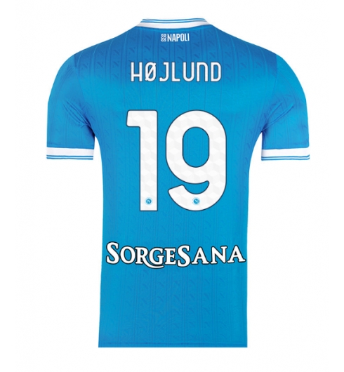 Koszulka piłkarska SSC Napoli Rasmus Hojlund #19 Koszulka Podstawowej 2025-26 Krótki Rękaw Koszulka piłkarska SSC Napoli Rasmus Hojlund #19 Koszulka Podstawowej 2025-26 Krótki Rękaw