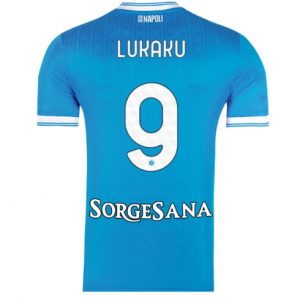 Koszulka piłkarska SSC Napoli Romelu Lukaku #9 Koszulka Podstawowej 2025-26 Krótki Rękaw Koszulka piłkarska SSC Napoli Romelu Lukaku #9 Koszulka Podstawowej 2025-26 Krótki Rękaw