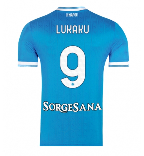 Koszulka piłkarska SSC Napoli Romelu Lukaku #9 Koszulka Podstawowej 2025-26 Krótki Rękaw Koszulka piłkarska SSC Napoli Romelu Lukaku #9 Koszulka Podstawowej 2025-26 Krótki Rękaw