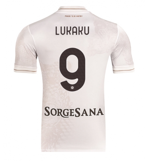 Koszulka piłkarska SSC Napoli Romelu Lukaku #9 Koszulka Wyjazdowej 2025-26 Krótki Rękaw Koszulka piłkarska SSC Napoli Romelu Lukaku #9 Koszulka Wyjazdowej 2025-26 Krótki Rękaw