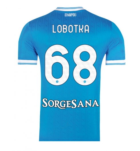 Koszulka piłkarska SSC Napoli Stanislav Lobotka #68 Koszulka Podstawowej 2025-26 Krótki Rękaw Koszulka piłkarska SSC Napoli Stanislav Lobotka #68 Koszulka Podstawowej 2025-26 Krótki Rękaw