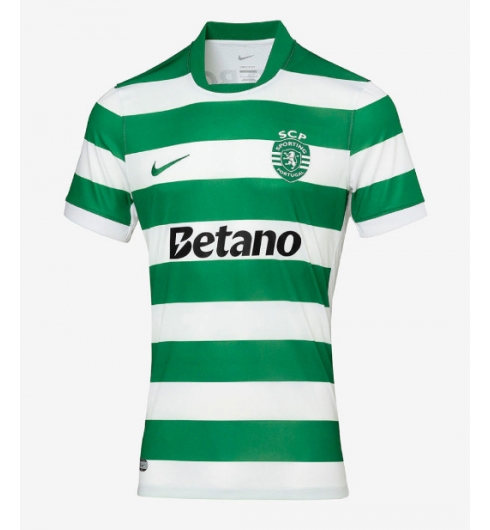Koszulka piłkarska Sporting CP Koszulka Podstawowej 2025-26 Krótki Rękaw Koszulka piłkarska Sporting CP Koszulka Podstawowej 2025-26 Krótki Rękaw