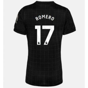 Koszulka piłkarska Tottenham Hotspur Cristian Romero #17 Koszulka Wyjazdowej damskie 2025-26 Krótki Rękaw
