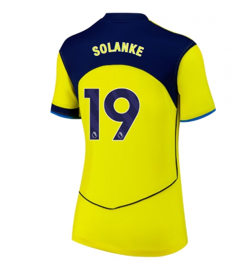 Koszulka piłkarska Tottenham Hotspur Dominic Solanke #19 Koszulka Trzeciej damskie 2025-26 Krótki Rękaw Koszulka piłkarska Tottenham Hotspur Dominic Solanke #19 Koszulka Trzeciej damskie 2025-26 Krótki Rękaw