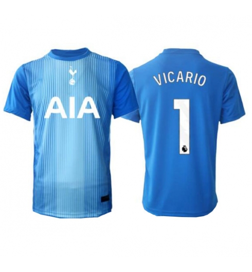 Koszulka piłkarska Tottenham Hotspur Guglielmo Vicario #1 Bramkarskie Koszulka Wyjazdowej 2025-26 Krótki Rękaw Koszulka piłkarska Tottenham Hotspur Guglielmo Vicario #1 Bramkarskie Koszulka Wyjazdowej 2025-26 Krótki Rękaw