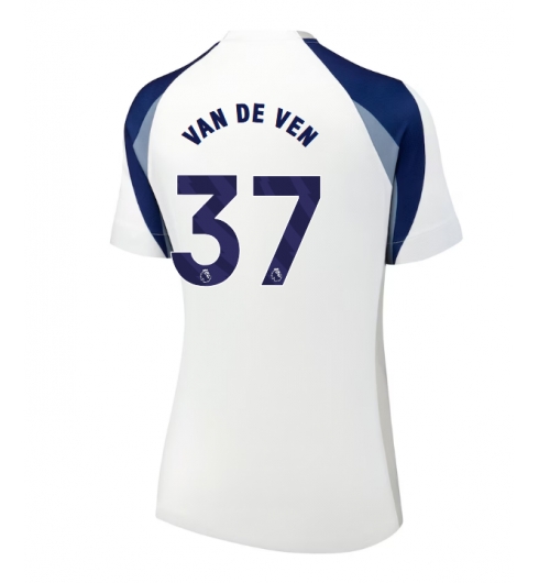 Koszulka piłkarska Tottenham Hotspur Micky van de Ven #37 Koszulka Podstawowej damskie 2025-26 Krótki Rękaw Koszulka piłkarska Tottenham Hotspur Micky van de Ven #37 Koszulka Podstawowej damskie 2025-26 Krótki Rękaw