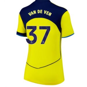 Koszulka piłkarska Tottenham Hotspur Micky van de Ven #37 Koszulka Trzeciej damskie 2025-26 Krótki Rękaw