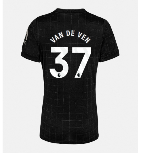 Koszulka piłkarska Tottenham Hotspur Micky van de Ven #37 Koszulka Wyjazdowej damskie 2025-26 Krótki Rękaw Koszulka piłkarska Tottenham Hotspur Micky van de Ven #37 Koszulka Wyjazdowej damskie 2025-26 Krótki Rękaw