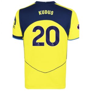 Koszulka piłkarska Tottenham Hotspur Mohammed Kudus #20 Koszulka Trzeciej 2025-26 Krótki Rękaw Koszulka piłkarska Tottenham Hotspur Mohammed Kudus #20 Koszulka Trzeciej 2025-26 Krótki Rękaw