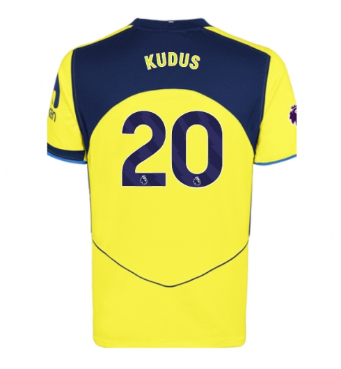 Koszulka piłkarska Tottenham Hotspur Mohammed Kudus #20 Koszulka Trzeciej 2025-26 Krótki Rękaw Koszulka piłkarska Tottenham Hotspur Mohammed Kudus #20 Koszulka Trzeciej 2025-26 Krótki Rękaw