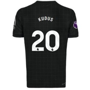 Koszulka piłkarska Tottenham Hotspur Mohammed Kudus #20 Koszulka Wyjazdowej 2025-26 Krótki Rękaw Koszulka piłkarska Tottenham Hotspur Mohammed Kudus #20 Koszulka Wyjazdowej 2025-26 Krótki Rękaw