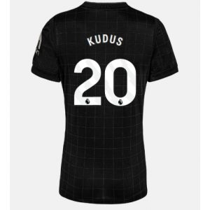 Koszulka piłkarska Tottenham Hotspur Mohammed Kudus #20 Koszulka Wyjazdowej damskie 2025-26 Krótki Rękaw