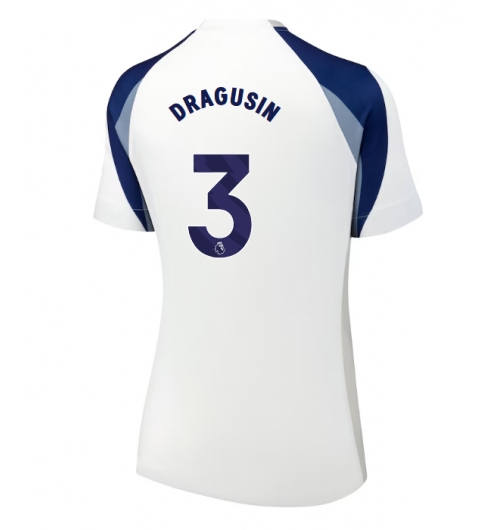 Koszulka piłkarska Tottenham Hotspur Radu Dragusin #3 Koszulka Podstawowej damskie 2025-26 Krótki Rękaw Koszulka piłkarska Tottenham Hotspur Radu Dragusin #3 Koszulka Podstawowej damskie 2025-26 Krótki Rękaw