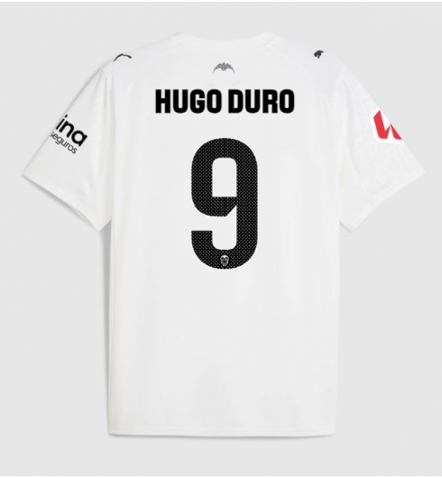 Koszulka piłkarska Valencia Hugo Duro #9 Koszulka Podstawowej 2025-26 Krótki Rękaw Koszulka piłkarska Valencia Hugo Duro #9 Koszulka Podstawowej 2025-26 Krótki Rękaw