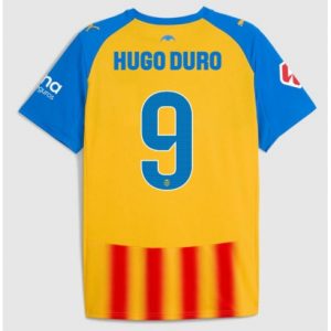 Koszulka piłkarska Valencia Hugo Duro #9 Koszulka Trzeciej 2025-26 Krótki Rękaw Koszulka piłkarska Valencia Hugo Duro #9 Koszulka Trzeciej 2025-26 Krótki Rękaw