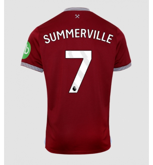 Koszulka piłkarska West Ham United Crysencio Summerville #7 Koszulka Podstawowej 2025-26 Krótki Rękaw Koszulka piłkarska West Ham United Crysencio Summerville #7 Koszulka Podstawowej 2025-26 Krótki Rękaw