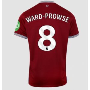 Koszulka piłkarska West Ham United James Ward-Prowse #8 Koszulka Podstawowej 2025-26 Krótki Rękaw Koszulka piłkarska West Ham United James Ward-Prowse #8 Koszulka Podstawowej 2025-26 Krótki Rękaw