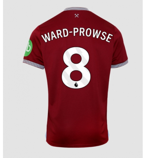 Koszulka piłkarska West Ham United James Ward-Prowse #8 Koszulka Podstawowej 2025-26 Krótki Rękaw Koszulka piłkarska West Ham United James Ward-Prowse #8 Koszulka Podstawowej 2025-26 Krótki Rękaw