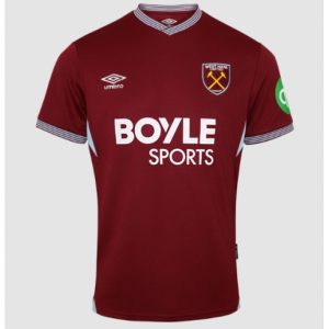Koszulka piłkarska West Ham United Koszulka Podstawowej 2025-26 Krótki Rękaw Koszulka piłkarska West Ham United Koszulka Podstawowej 2025-26 Krótki Rękaw