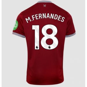 Koszulka piłkarska West Ham United Mateus Fernandes #18 Koszulka Podstawowej 2025-26 Krótki Rękaw Koszulka piłkarska West Ham United Mateus Fernandes #18 Koszulka Podstawowej 2025-26 Krótki Rękaw