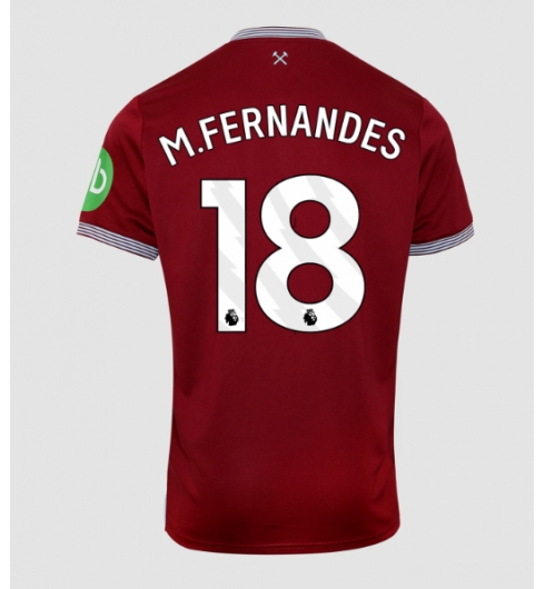 Koszulka piłkarska West Ham United Mateus Fernandes #18 Koszulka Podstawowej 2025-26 Krótki Rękaw Koszulka piłkarska West Ham United Mateus Fernandes #18 Koszulka Podstawowej 2025-26 Krótki Rękaw