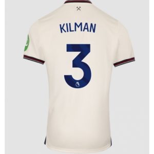Koszulka piłkarska West Ham United Max Kilman #3 Koszulka Wyjazdowej 2025-26 Krótki Rękaw Koszulka piłkarska West Ham United Max Kilman #3 Koszulka Wyjazdowej 2025-26 Krótki Rękaw
