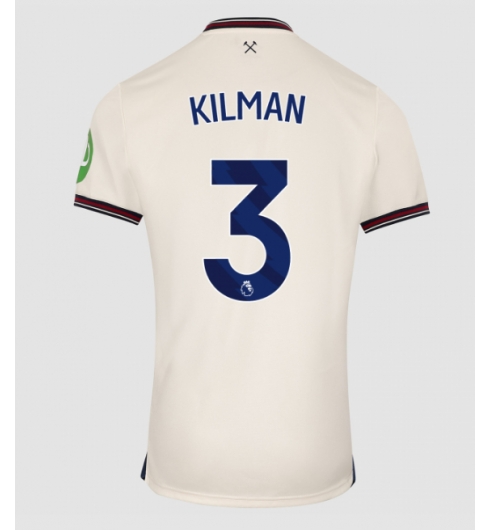 Koszulka piłkarska West Ham United Max Kilman #3 Koszulka Wyjazdowej 2025-26 Krótki Rękaw Koszulka piłkarska West Ham United Max Kilman #3 Koszulka Wyjazdowej 2025-26 Krótki Rękaw