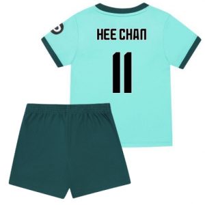Koszulka piłkarska Wolves Hee-chan Hwang #11 Koszulka Wyjazdowej dziecięce 2025-26 +Krótkie Spodenk