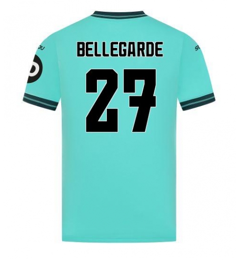 Koszulka piłkarska Wolves Jean-Ricner Bellegarde #27 Koszulka Wyjazdowej 2025-26 Krótki Rękaw Koszulka piłkarska Wolves Jean-Ricner Bellegarde #27 Koszulka Wyjazdowej 2025-26 Krótki Rękaw