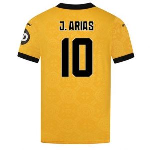 Koszulka piłkarska Wolves Jhon Arias #10 Koszulka Podstawowej 2025-26 Krótki Rękaw Koszulka piłkarska Wolves Jhon Arias #10 Koszulka Podstawowej 2025-26 Krótki Rękaw