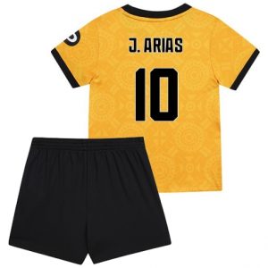 Koszulka piłkarska Wolves Jhon Arias #10 Koszulka Podstawowej dziecięce 2025-26 +Krótkie Spodenk