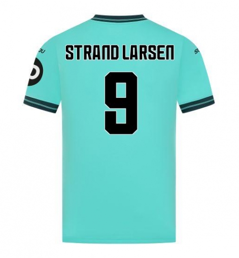 Koszulka piłkarska Wolves Jorgen Strand Larsen #9 Koszulka Wyjazdowej 2025-26 Krótki Rękaw Koszulka piłkarska Wolves Jorgen Strand Larsen #9 Koszulka Wyjazdowej 2025-26 Krótki Rękaw