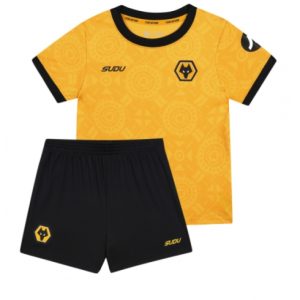 Koszulka piłkarska Wolves Koszulka Podstawowej dziecięce 2025-26 +Krótkie Spodenk