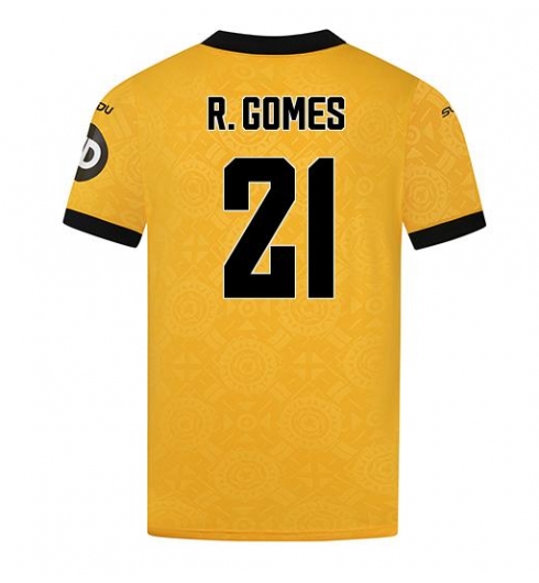 Koszulka piłkarska Wolves Rodrigo Gomes #21 Koszulka Podstawowej 2025-26 Krótki Rękaw Koszulka piłkarska Wolves Rodrigo Gomes #21 Koszulka Podstawowej 2025-26 Krótki Rękaw