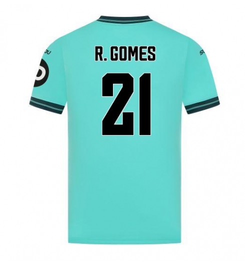 Koszulka piłkarska Wolves Rodrigo Gomes #21 Koszulka Wyjazdowej 2025-26 Krótki Rękaw Koszulka piłkarska Wolves Rodrigo Gomes #21 Koszulka Wyjazdowej 2025-26 Krótki Rękaw