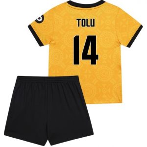Koszulka piłkarska Wolves Tolu Arokodare #14 Koszulka Podstawowej dziecięce 2025-26 +Krótkie Spodenk