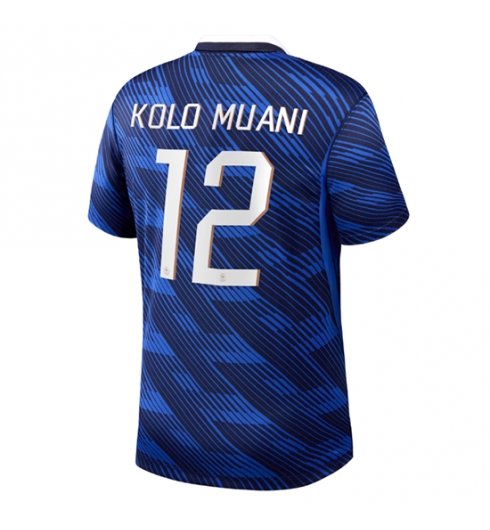 Koszulka piłkarska Francja Randal Kolo Muani #12 Koszulka Podstawowej MŚ 2026 Krótki Rękaw Koszulka piłkarska Francja Randal Kolo Muani #12 Koszulka Podstawowej MŚ 2026 Krótki Rękaw