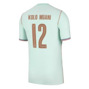 Koszulka piłkarska Francja Randal Kolo Muani #12 Koszulka Wyjazdowej MŚ 2026 Krótki Rękaw